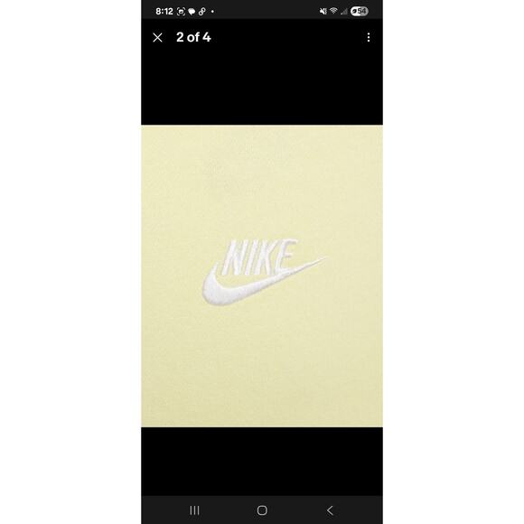 Nike Light Yellow Hoodie - Picture 6 of 10